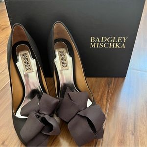 Badgley Mischka Satin Heels